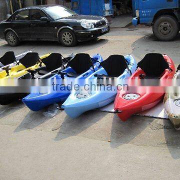 Plastic single sit on top fishing kayak