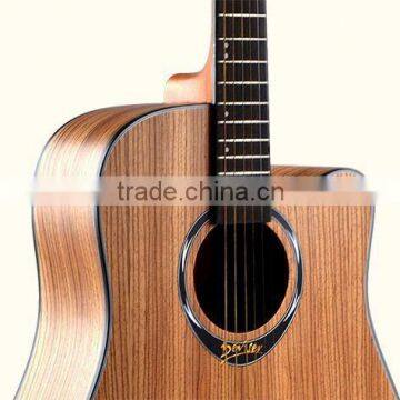 41" Zebrawood Acoustic Guitar Wholesale ODM photo-3