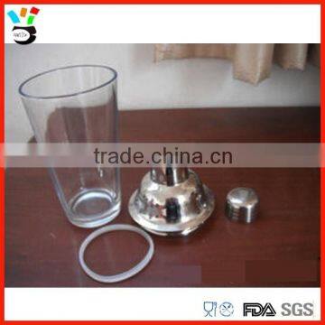 Glass material and screw steel tap pint shaker glasses