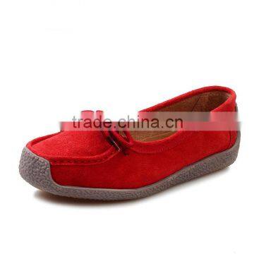 2015 New Autumn Winter Women Genuine Leather Flat Shoes Oxfords Moccasins Ladies Shoes Hot Sale photo-6