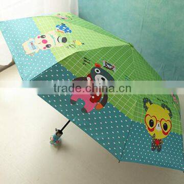 Auto open and close cartoon umbrella and travel umbrella