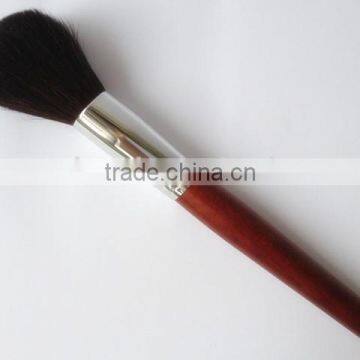 OEM design black nylon hair rosewood color handle powder brush