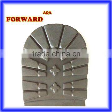 China factory embossed rubber men heels
