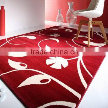 Interior decoration carpet wool acrylic viscose material area rug