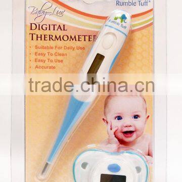 FDA/CE Approval Flexible & Pacifier Digital baby thermometer