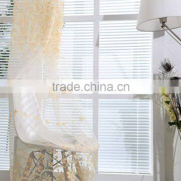 Luxury custom Italian bedroom embroidery sheer curtains and drapes