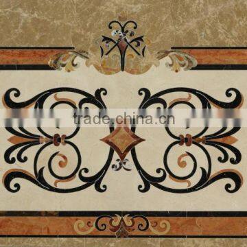 Beautiful decorative for home and hotel chocolate brown medallion tile