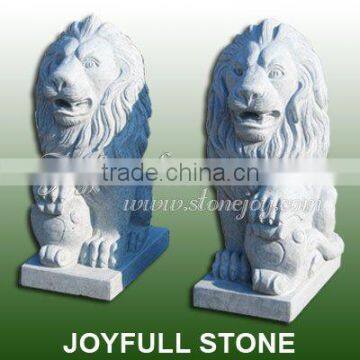 Hand-crafted Granite Lion Statue