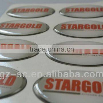 Manufacturing Drop rubber logo sticker SC-PS013