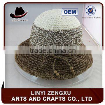 China Factory Wholesale Wheat straw boater hat