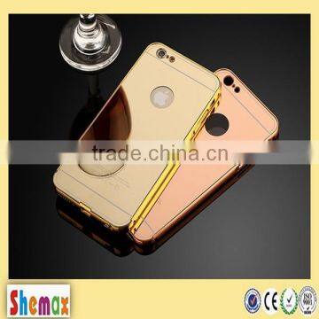 24K gold mirror metal case for tecno camon c8