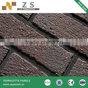 fire bricks architectural facade terracotta wall siding dry hanging system exterior wall terracotta tiles facade ceramic panel