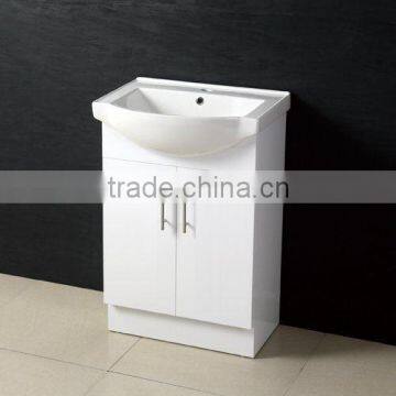 Simple PVC/MDF bathroom vanity for Indian market