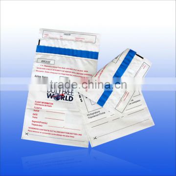 pre printed flap lock poly bag with self adhesive flap