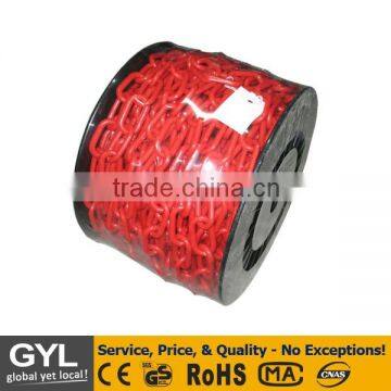 red decorative plasic bike chain