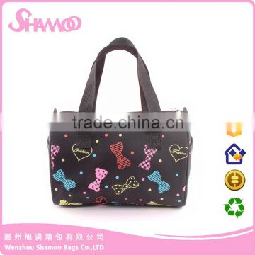 High quality fashion design polyester cosmetic tote bag