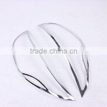ABS Chrome Head Light Lamp Cover Trim 2 Pcs For Sorento Car 2013 Accessories
