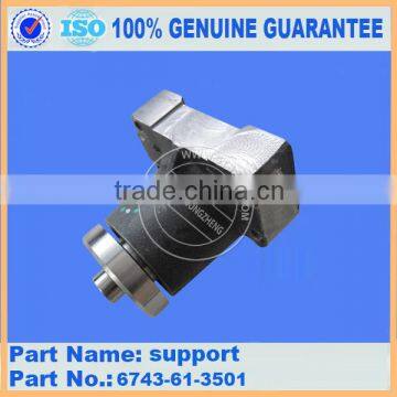PC300-7/PC360-7 fan drive pulley support 6743-61-3501 genuine or OEM fan support