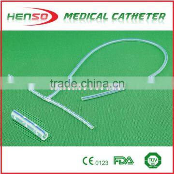 HENSO T-shaped Silicone Perforated Drainage Catheter