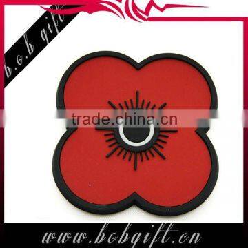 Flower design 2d pvc fridge magnet
