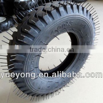 High quality 400-8 rubber tire/wheelbarrow tyre/4.00-8wheel barrow wheels