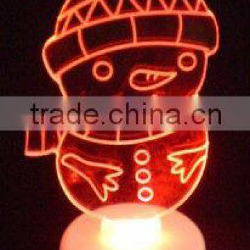 hot selling led gift night light snowman light for christmas,led table light,led christmas gift light