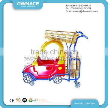 Lovely Children Basket Car Shopping Cart Shopping Trolley
