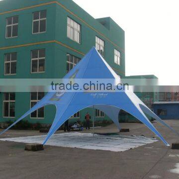 Single Peak Star Tent with digital printing