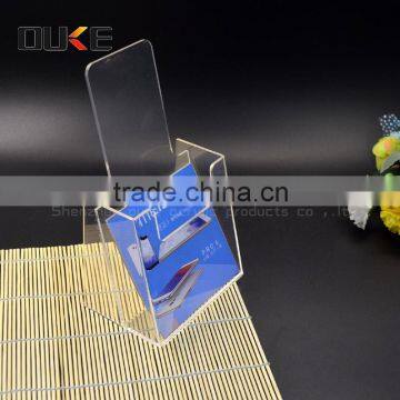 Custom Cheap Crystal Clear Acrylic Brochure Box photo-4