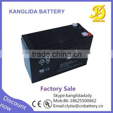 12v 7ah rechargeable sla alarm battery