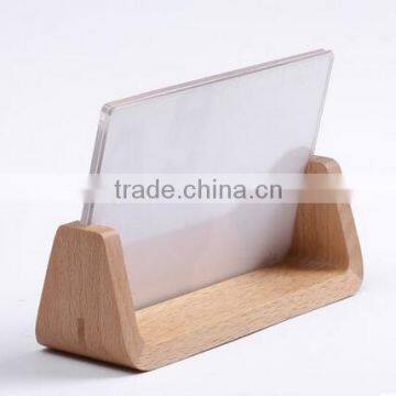 Desktop Acrylic Wood Photo Frame