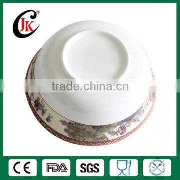 Wholesale 6" Ceramic Bone China Bowl With Decal Printed photo-2
