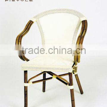 2016 New Design Outdoor Rattan Chair Wiht Aluminium Frame Dining Chair for Sale