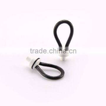 Superior Quality Custom Made Single Hole Furniture Leather Knobs photo-2