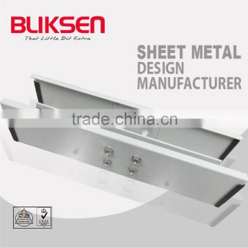 Sheet metal fabrication for galvanized sheet metal steel channel