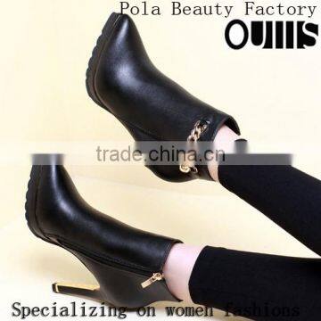 Women's Designer Shoes Small Size High Heel Boots Winter Ankle Boots PQ4387