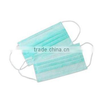 Non-woven Disposable 3ply Dust Free Face Mask