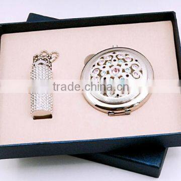 Diamond Jewelry Wedding gift set mirror and USB