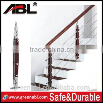 ABL 304 stainless steel balustrade in Balustrades&Handrails 304 stainless steel wooden banister rail