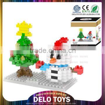 Fast Selling Products Wholesale Plastic Diamond Blocks Assemble Toys Christmas Showman Loz Bricks DE0260058