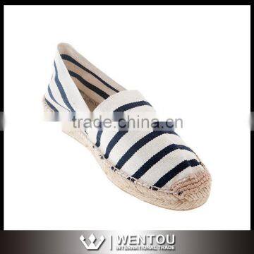 Women Stripe Sandals Espadrilles