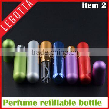 5ml 6ml wholesale portable customized small pocket perfume bottle