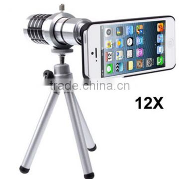 12X Zoom mobile phone telescope with tripod mobilephone telescope lens telescope lenses