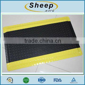 Anti-fatigue designer waterproof floor comfort rubber industrial mat