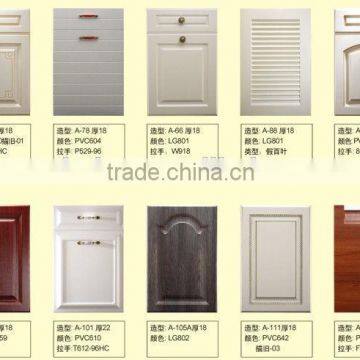 factory outlets center pvc kitchen cabinet door cheap price