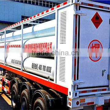 6265Nm3, 25Mpa, ISO11120 for CNG tube skid, NGV trailer for transportation