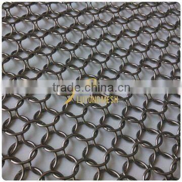 stainless steel chain braid ring mesh for architectural project