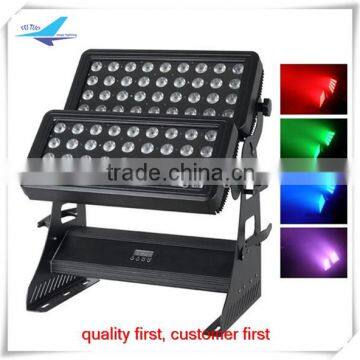 led event light 72x10w quad color led wall washer waterproof
