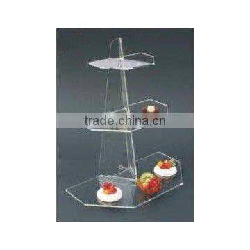 Acrylic 3 tier buffet display