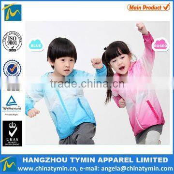 hot sale 2015 spring child clothing ultra light jacket